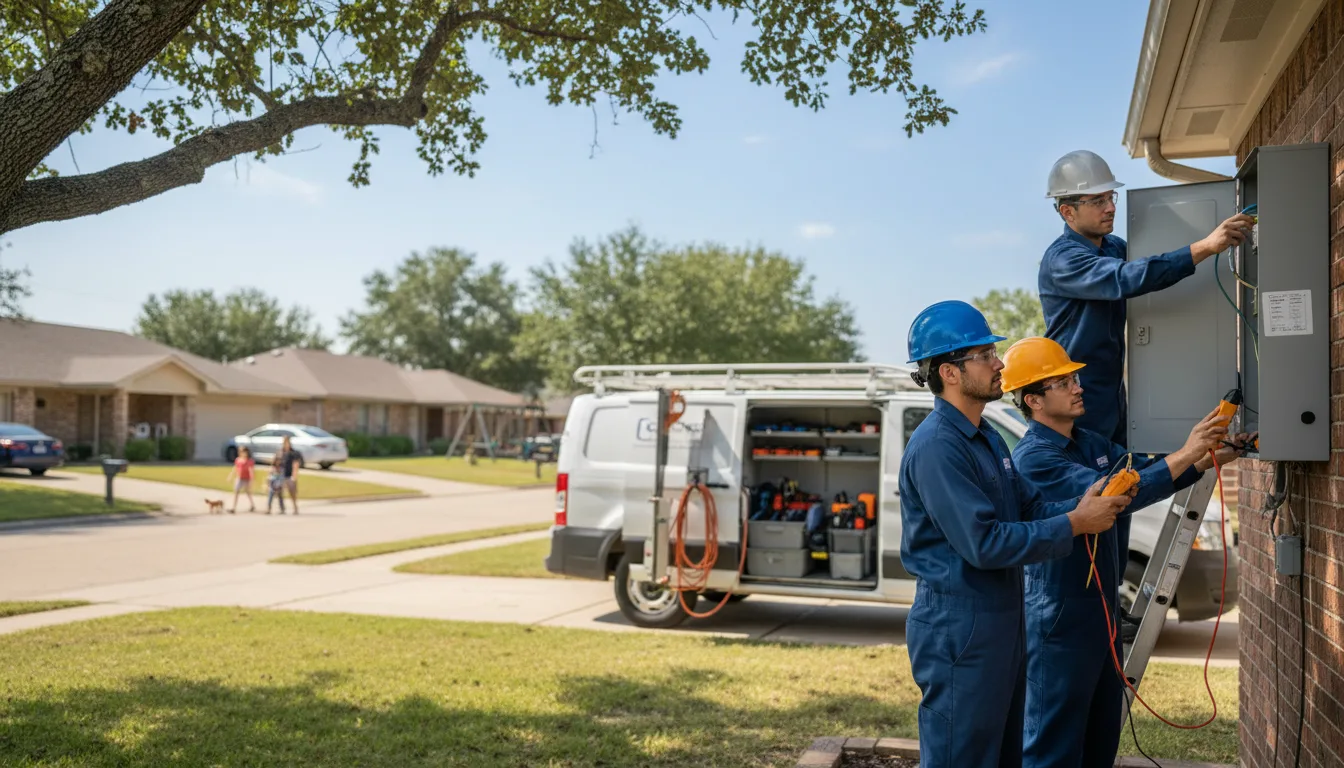 Certified electrician providing emergency electrical services in Brooktondale, NY